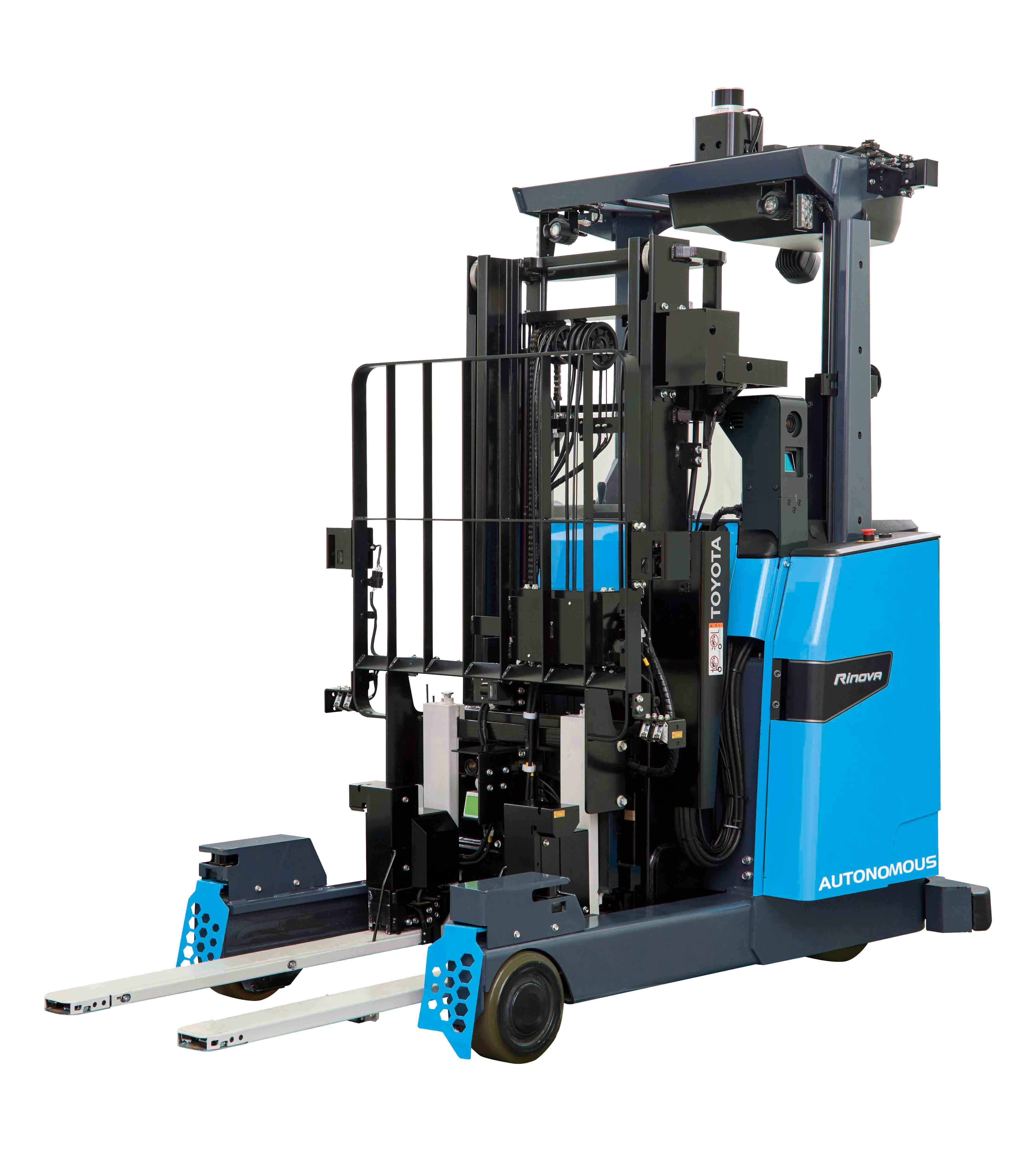 トヨタL＆F、トラックへの荷役作業に対応した自動運転フォークリフトを